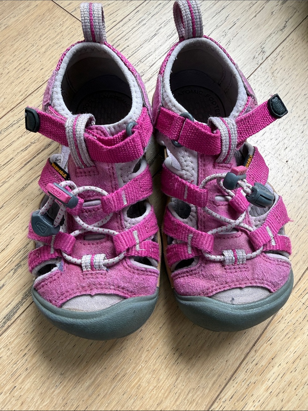 KEEN Kids Pink Closed-Toe Active Sandals